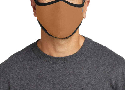 Carhartt Cotton Ear Loop Face Mask (3 pack) CT105160 Carhartt Brown OSFA