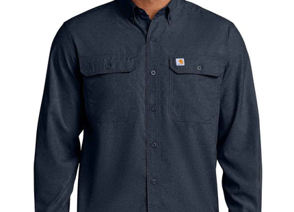 Carhartt Force Solid Long Sleeve Shirt CT105291 Navy