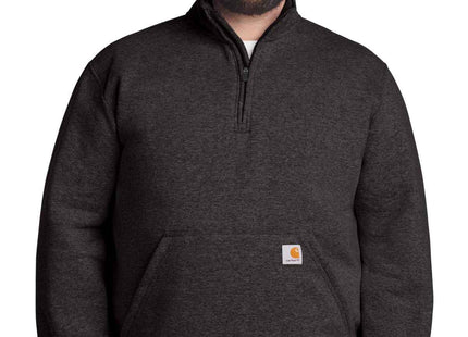 Carhartt Midweight 1/4Zip Mock Neck Sweatshirt CT105294 Carbon Heather
