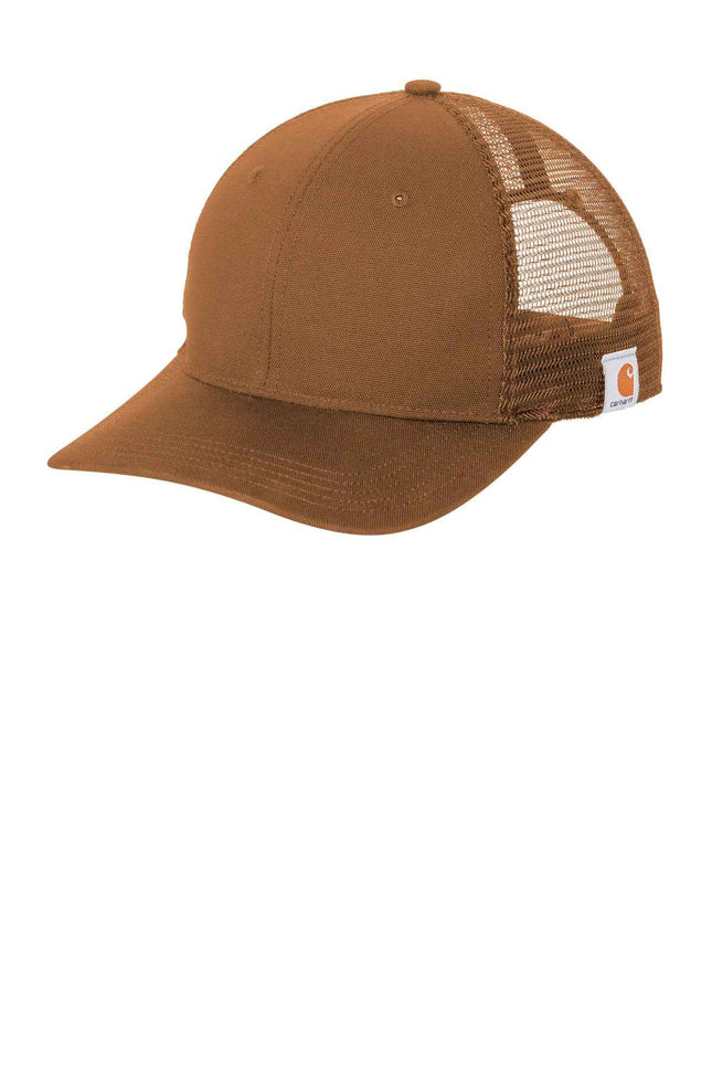 Carhartt Canvas Mesh Back Cap CT105298 Carhartt Brown OSFA