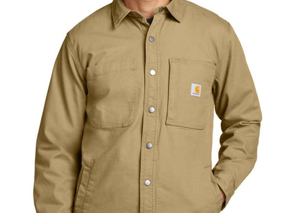 Carhartt Rugged Flex FleeceLined Shirt Jac CT105532 Dark Khaki