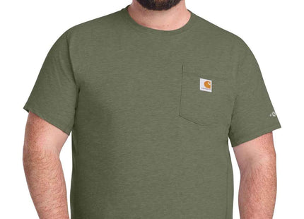 Carhartt Force Short Sleeve Pocket T Shirt CT106652 Basil Heather