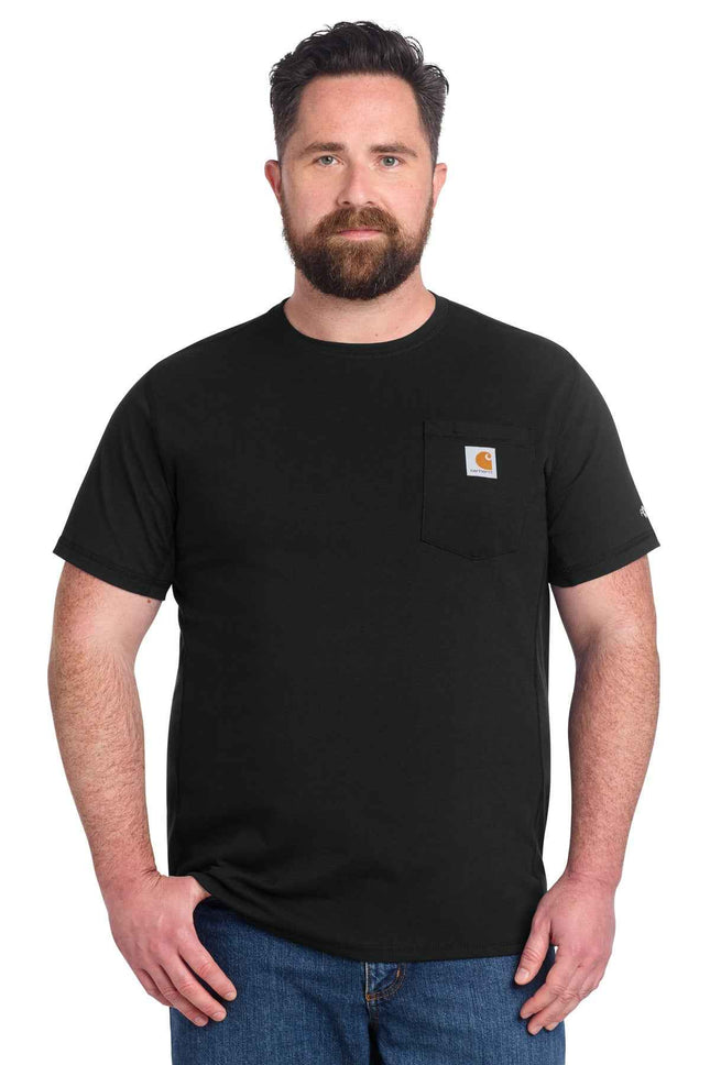 Carhartt Force Short Sleeve Pocket T Shirt CT106652 Black