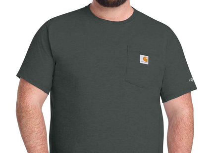 Carhartt Force Short Sleeve Pocket T Shirt CT106652 Carbon Heather