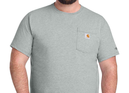 Carhartt Force Short Sleeve Pocket T Shirt CT106652 Heather Grey