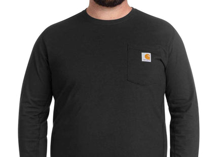 Carhartt Force Long Sleeve Pocket T Shirt CT106656 Black