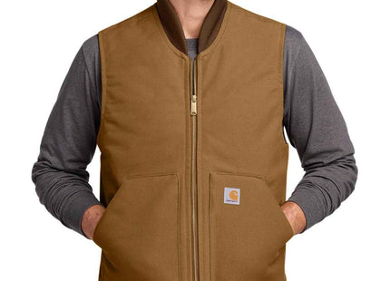 Carhartt Duck Vest CT106676 Carhartt Brown
