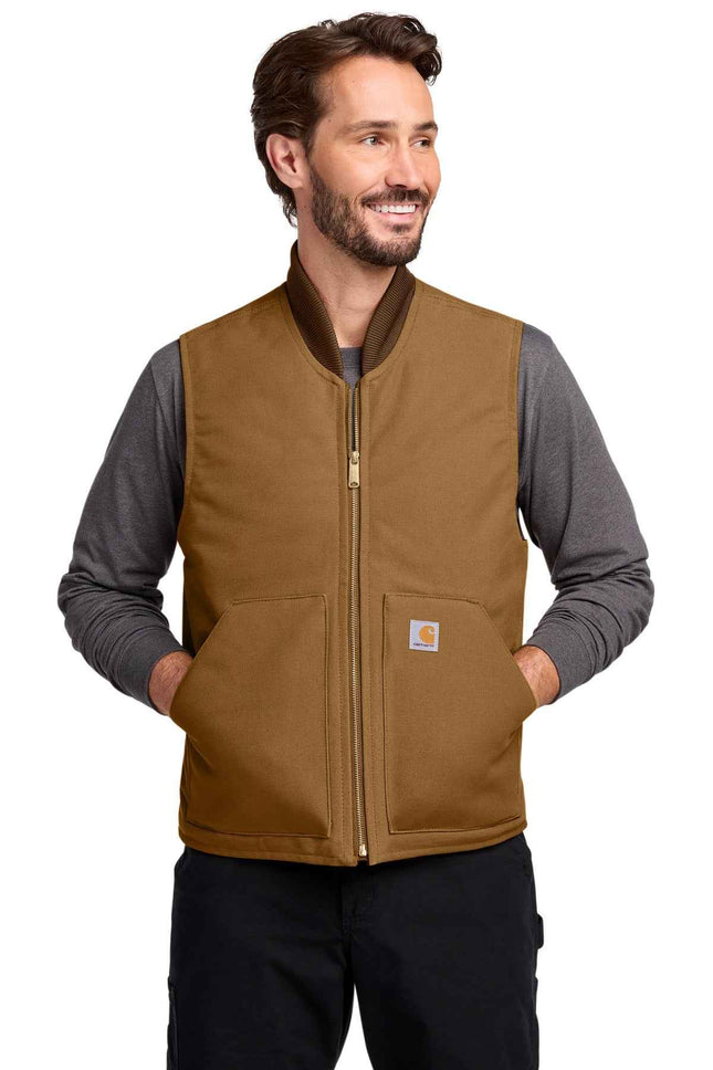 Carhartt Duck Vest CT106676 Carhartt Brown