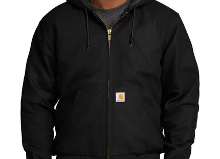 Carhartt QuiltedFlanneLined Duck Active Jac CT106677 Black