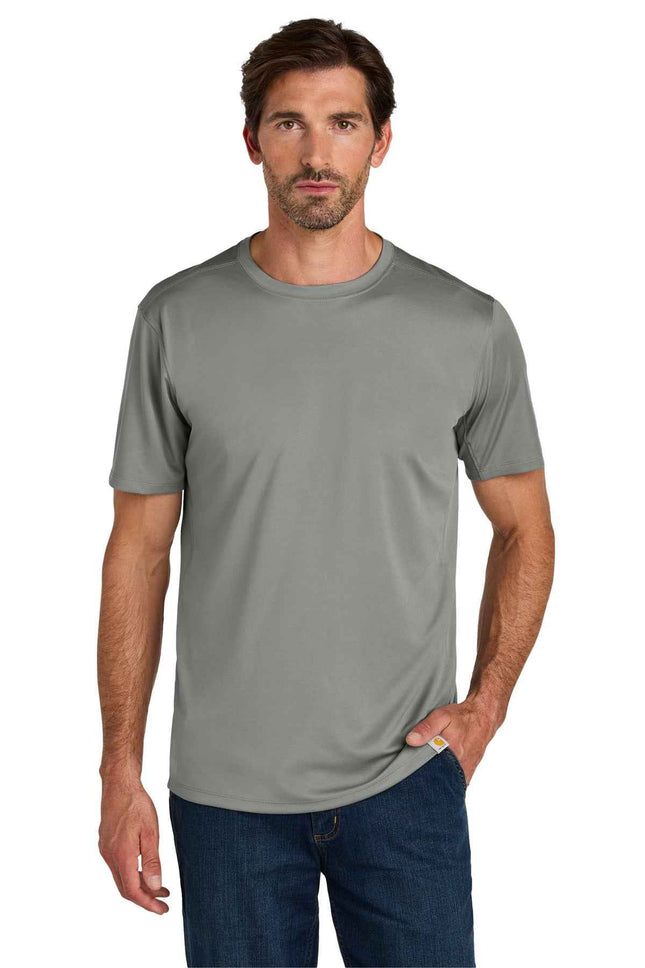 Carhartt Force Sun Defender Short Sleeve T Shirt CT106868 Asphalt Grey