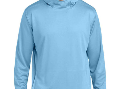 Carhartt Force Sun Defender Long Sleeve Hooded T Shirt CT106923 Fresh Water Blue