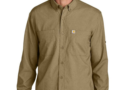 Carhartt Force Sun Defender Long Sleeve Shirt CT107106 Dark Khaki
