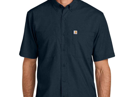 Carhartt Force Sun Defender Short Sleeve Shirt CT107107 Navy
