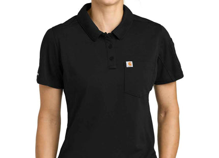 Carhartt Women's FLD & RSCU Polo CTC12119 Black