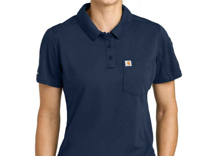 Carhartt Women's FLD & RSCU Polo CTC12119 Dark Navy