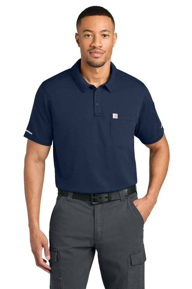 Carhartt FLD & RSCU Polo CTC16119 Dark Navy