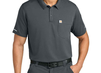 Carhartt FLD & RSCU Polo CTC16119 Pewter
