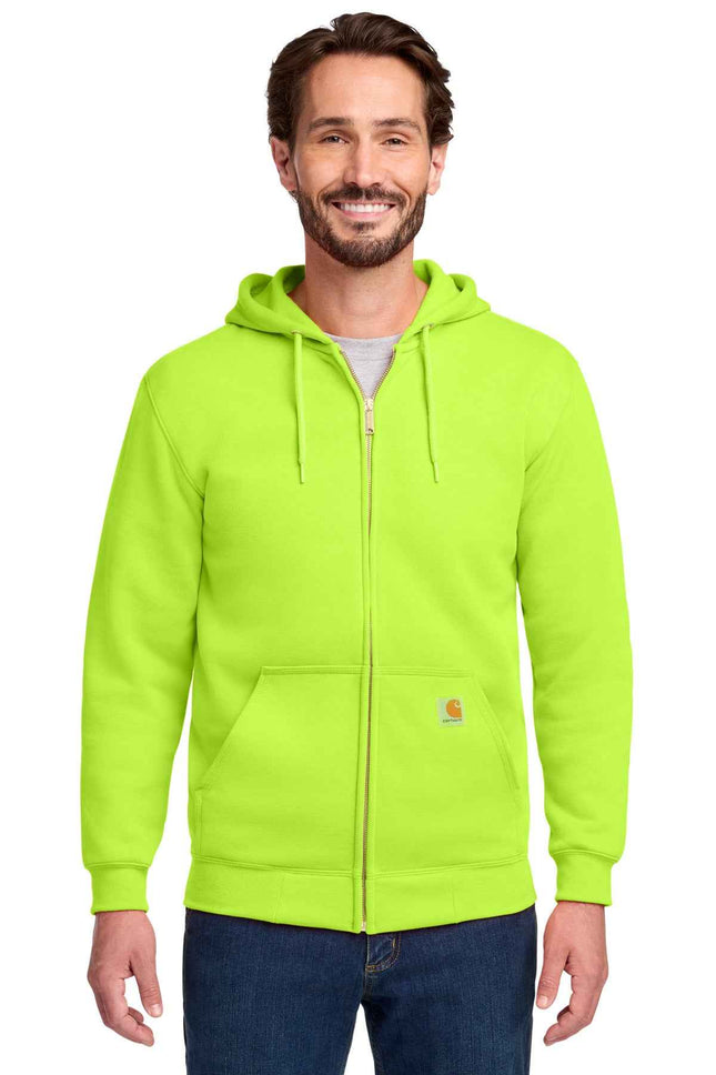 Carhartt Midweight Hooded ZipFront Sweatshirt CTK122 Brite Lime