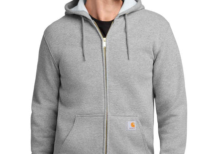 Carhartt Midweight Hooded ZipFront Sweatshirt CTK122 Heather Grey