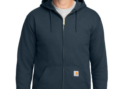 Carhartt Midweight Hooded ZipFront Sweatshirt CTK122 New Navy