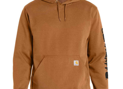 Carhartt Midweight Hooded Logo Sweatshirt CTK288 Carhartt Brown