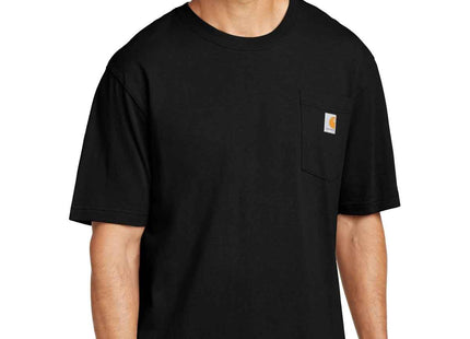Carhartt Workwear Pocket Short Sleeve T Shirt CTK87 Black