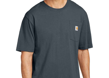 Carhartt Workwear Pocket Short Sleeve T Shirt CTK87 Bluestone