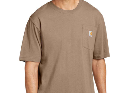 Carhartt Workwear Pocket Short Sleeve T Shirt CTK87 Desert