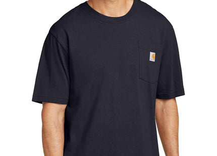 Carhartt Workwear Pocket Short Sleeve T Shirt CTK87 Navy