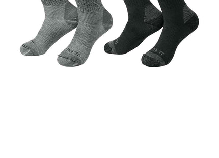 Carhartt Heavyweight Crew Sock (4Pack) CTSC1054 Assorted Black and Charcoal