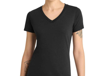 District Women's Perfect Blend CVC VNeck Tee DM1190L