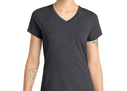 District Women's Perfect Blend CVC VNeck Tee DM1190L