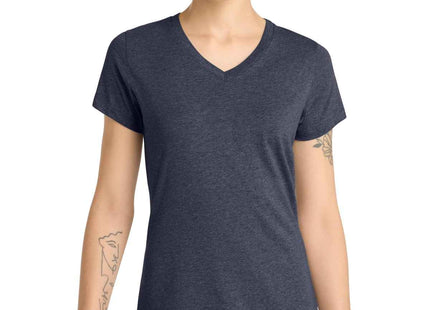 District Women's Perfect Blend CVC VNeck Tee DM1190L