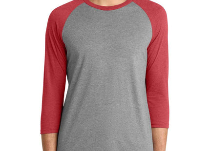 District Perfect Tri 3/4Sleeve Raglan DM136