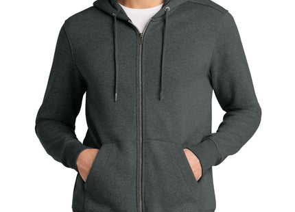 District Perfect Weight Fleece FullZip Hoodie DT1103