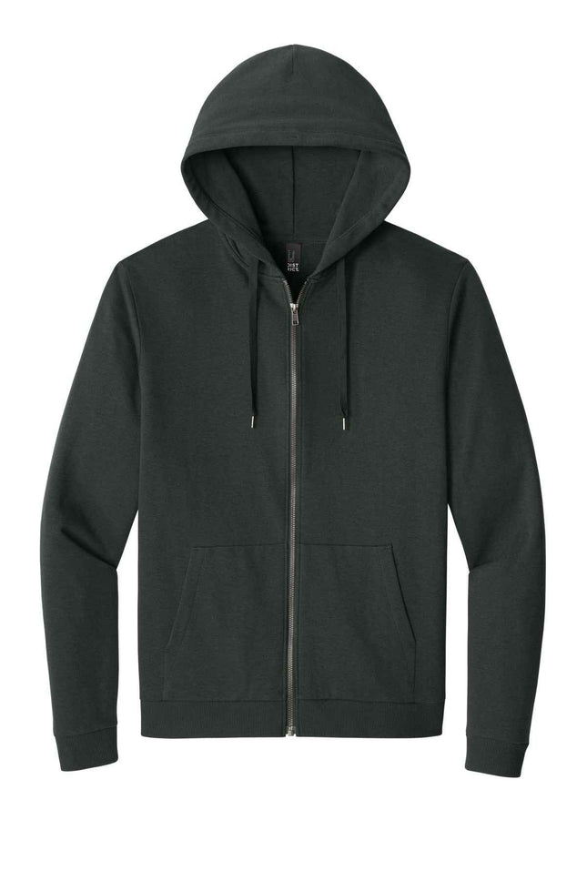 District Perfect Tri Fleece FullZip Hoodie DT1302