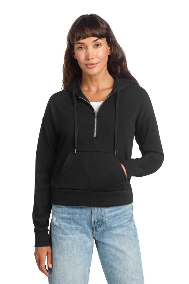 District Women's Perfect Tri Fleece 1/2Zip Pullover DT1311