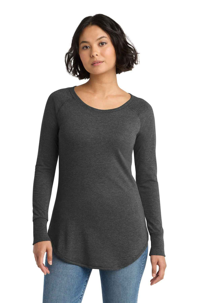 District Women's Perfect Tri Long Sleeve Tunic Tee DT132L