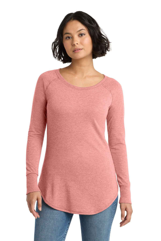 District Women's Perfect Tri Long Sleeve Tunic Tee DT132L