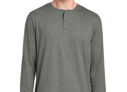 District Perfect Tri Long Sleeve Henley DT145