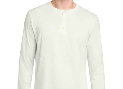 District Perfect Tri Long Sleeve Henley DT145