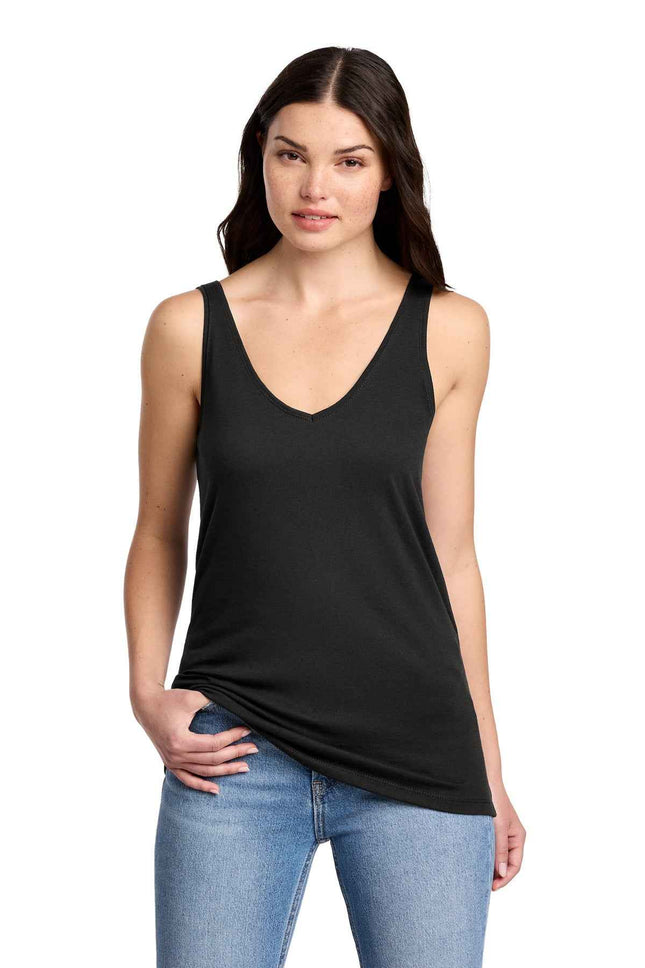 District Women's Perfect Blend CVC VNeck Tank DT154