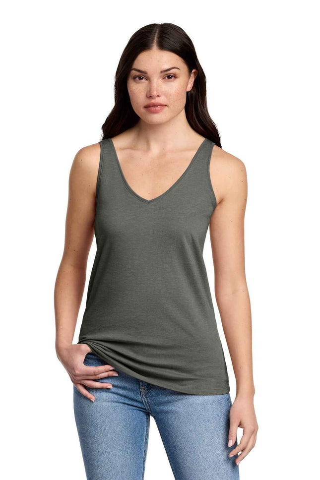 District Women's Perfect Blend CVC VNeck Tank DT154