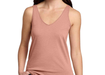 District Women's Perfect Blend CVC VNeck Tank DT154