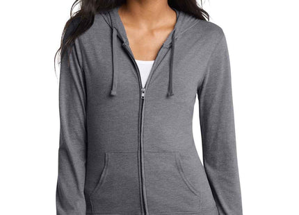 District Women's Fitted Jersey FullZip Hoodie DT2100