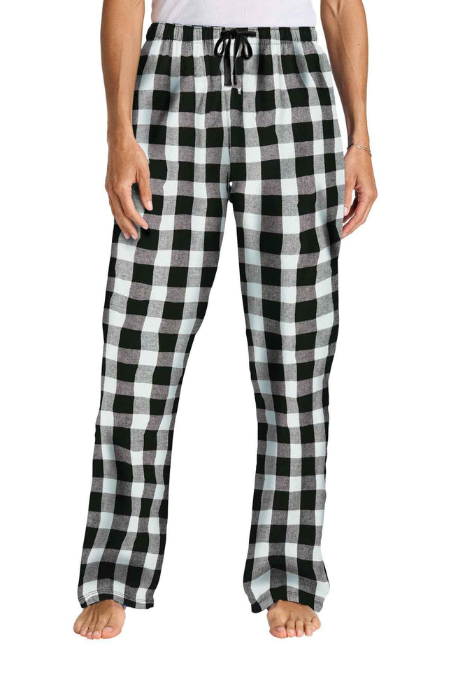 District Women's Flannel Plaid Pant DT2800