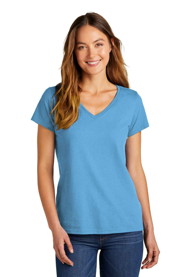 District Women's The Concert Tee VNeck DT5002