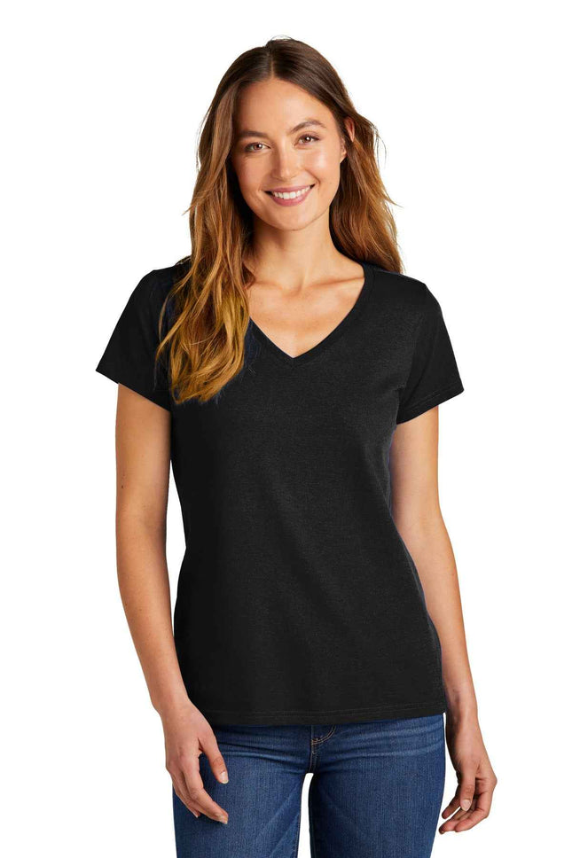 District Women's The Concert Tee VNeck DT5002