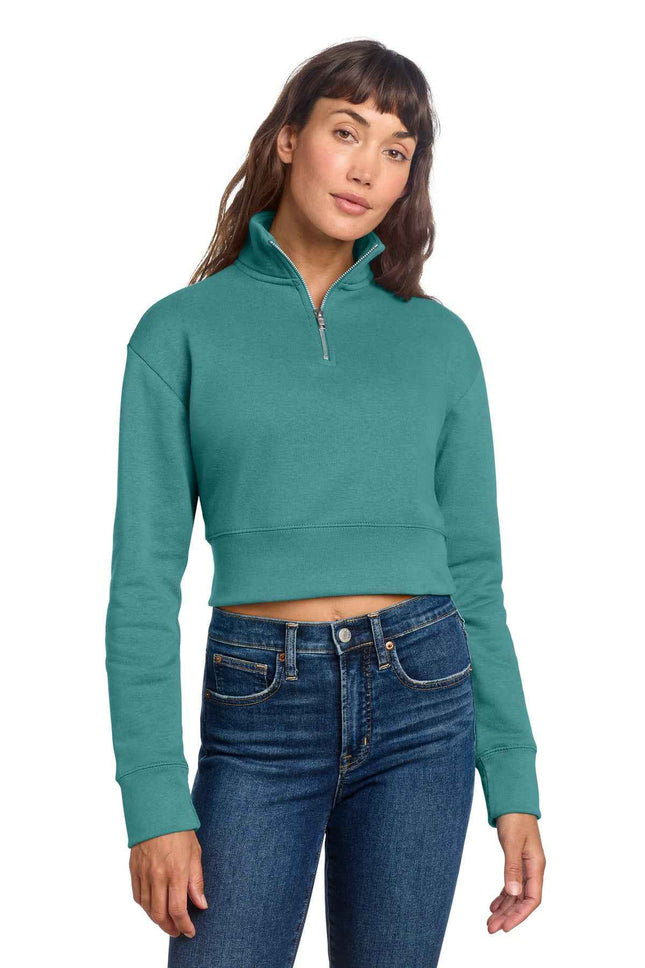 District Women's VIT Fleece 1/2Zip DT6111