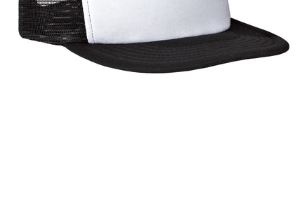 District Flat Bill Snapback Trucker Cap DT624 White OSFA